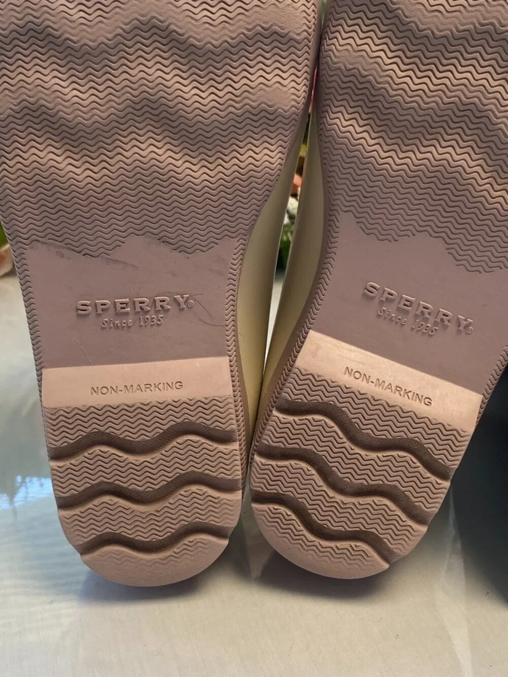 Sperry Port Boot Girls 3M Cream Pink Duck Boots